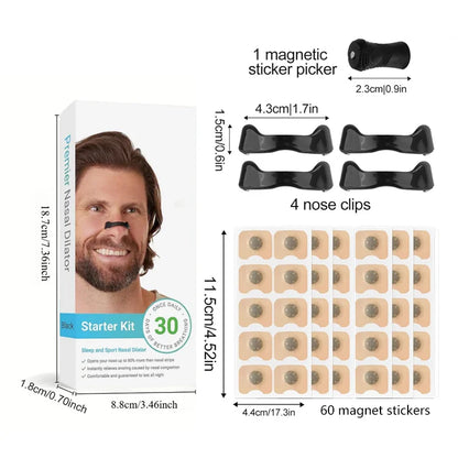 Eicgo Magnetic Nasal Dilator Strips