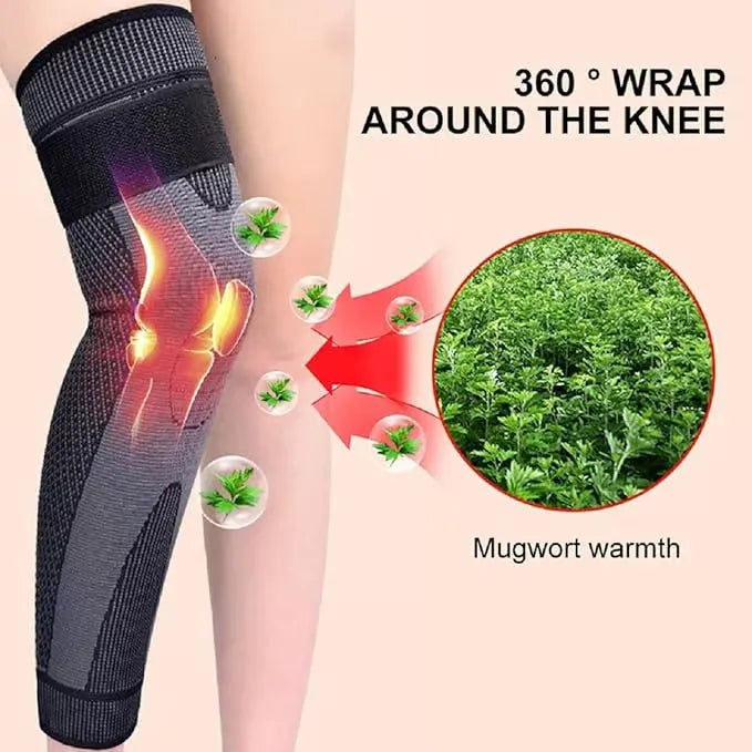 Eicgo™ Self-Heating Mugwort Knee Wraps – Set of 2 (1 Pair)