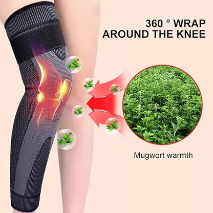 Eicgo™ Self-Heating Mugwort Knee Wraps – Set of 2 (1 Pair)